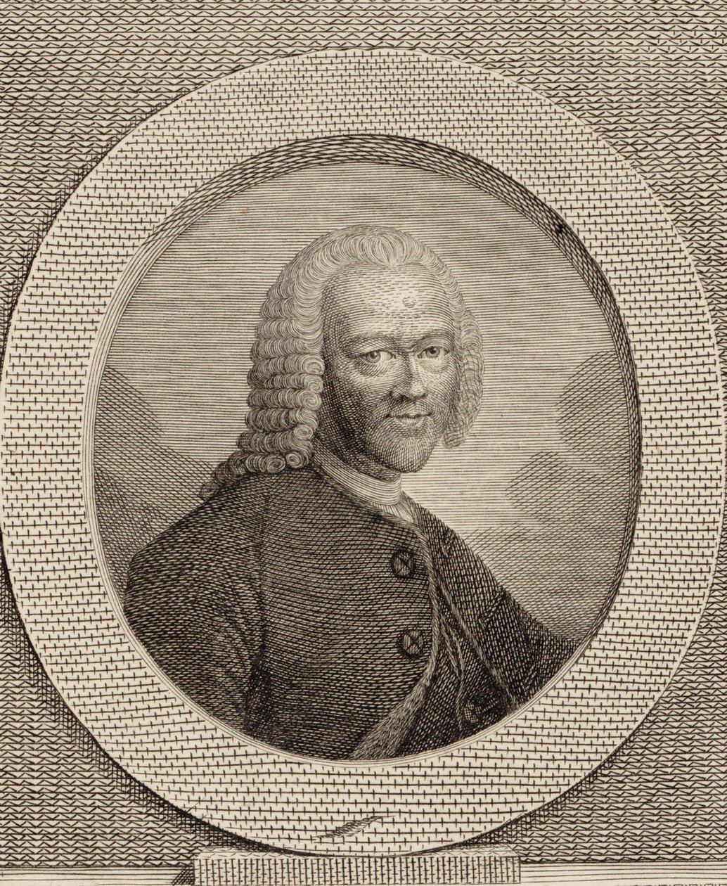 Portret Georga Philippa Telemanna 1681-1767. autorstwa Unbekannt