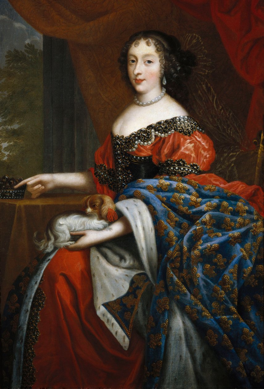 Portret Henriette Anne Stuart, obraz anonimowy autorstwa Unbekannt