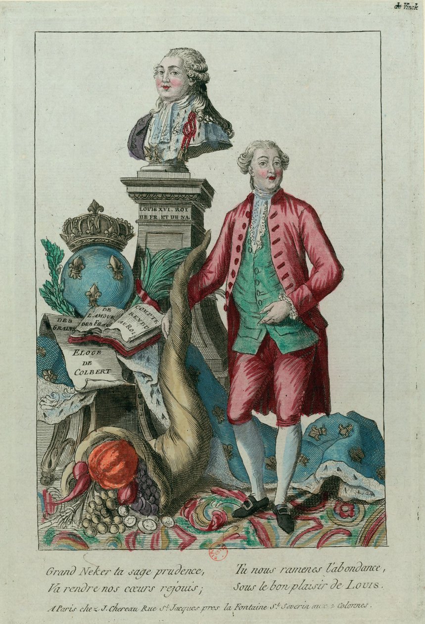 Portret Jacquesa Neckera 1732-1804, 1781. autorstwa Unbekannt