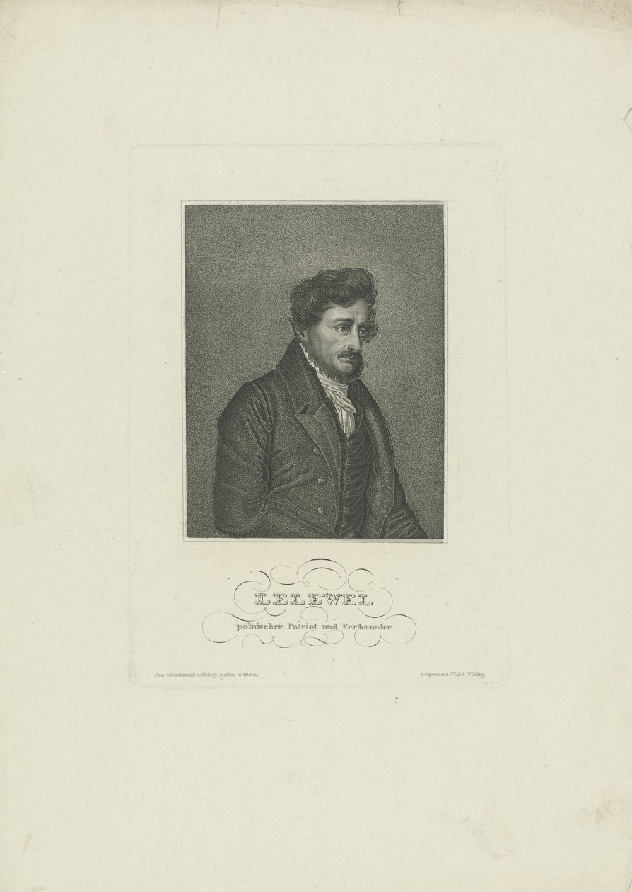 Portret Joachima Lelewela 1786-1861, lata 30. XIX wieku. autorstwa Unbekannt