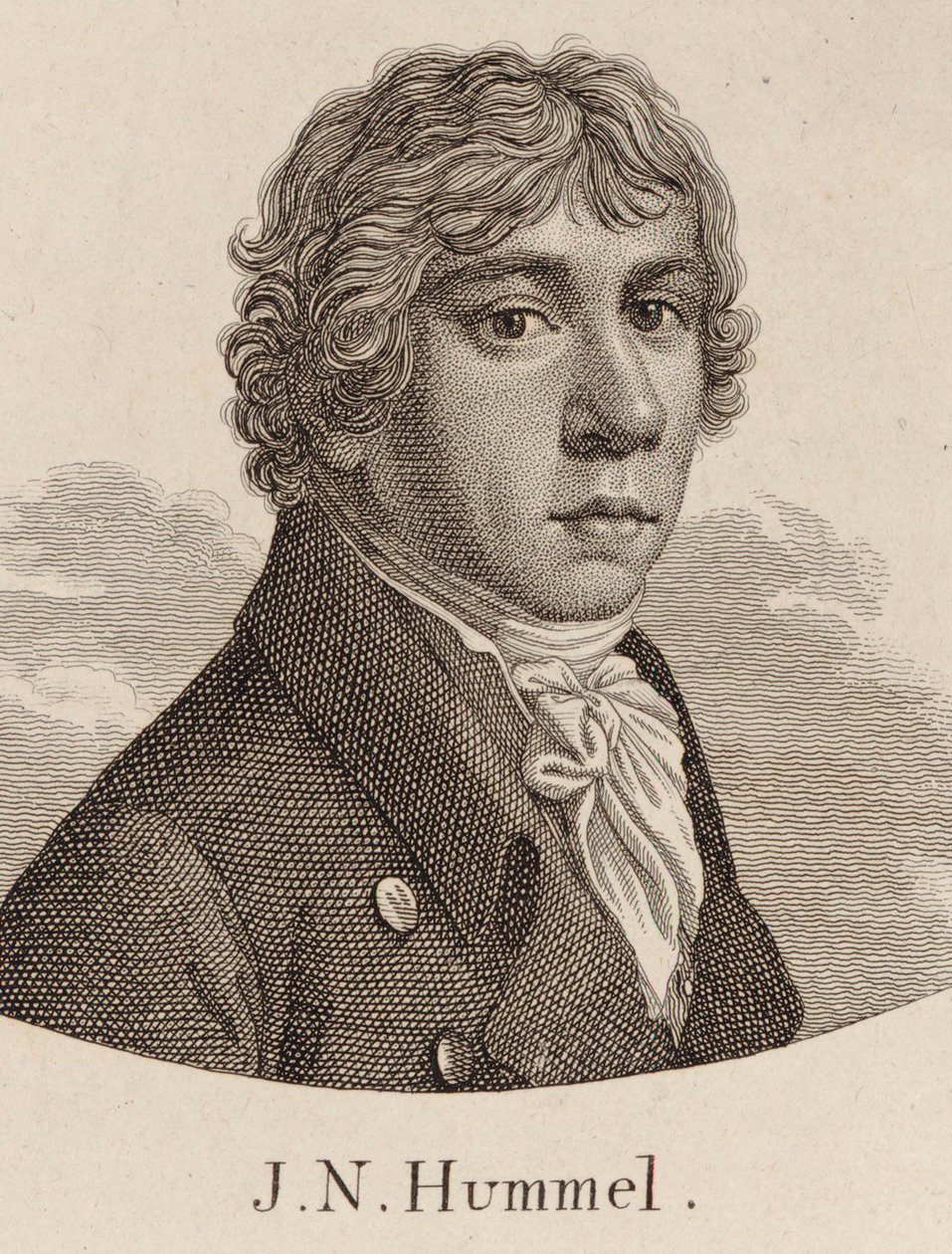 Portret Johanna Nepomuka Hummla 1778-1837. autorstwa Unbekannt