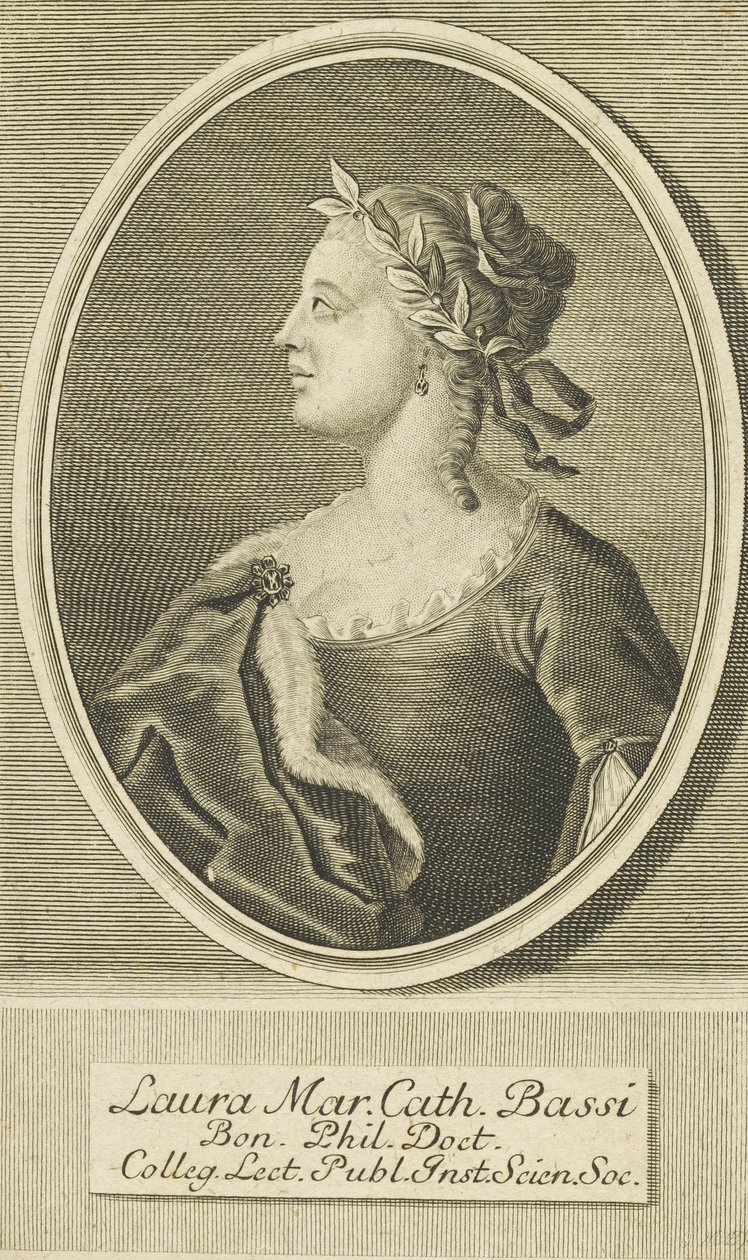 Portret Laury Bassi 1711-1778, 1738. autorstwa Unbekannt