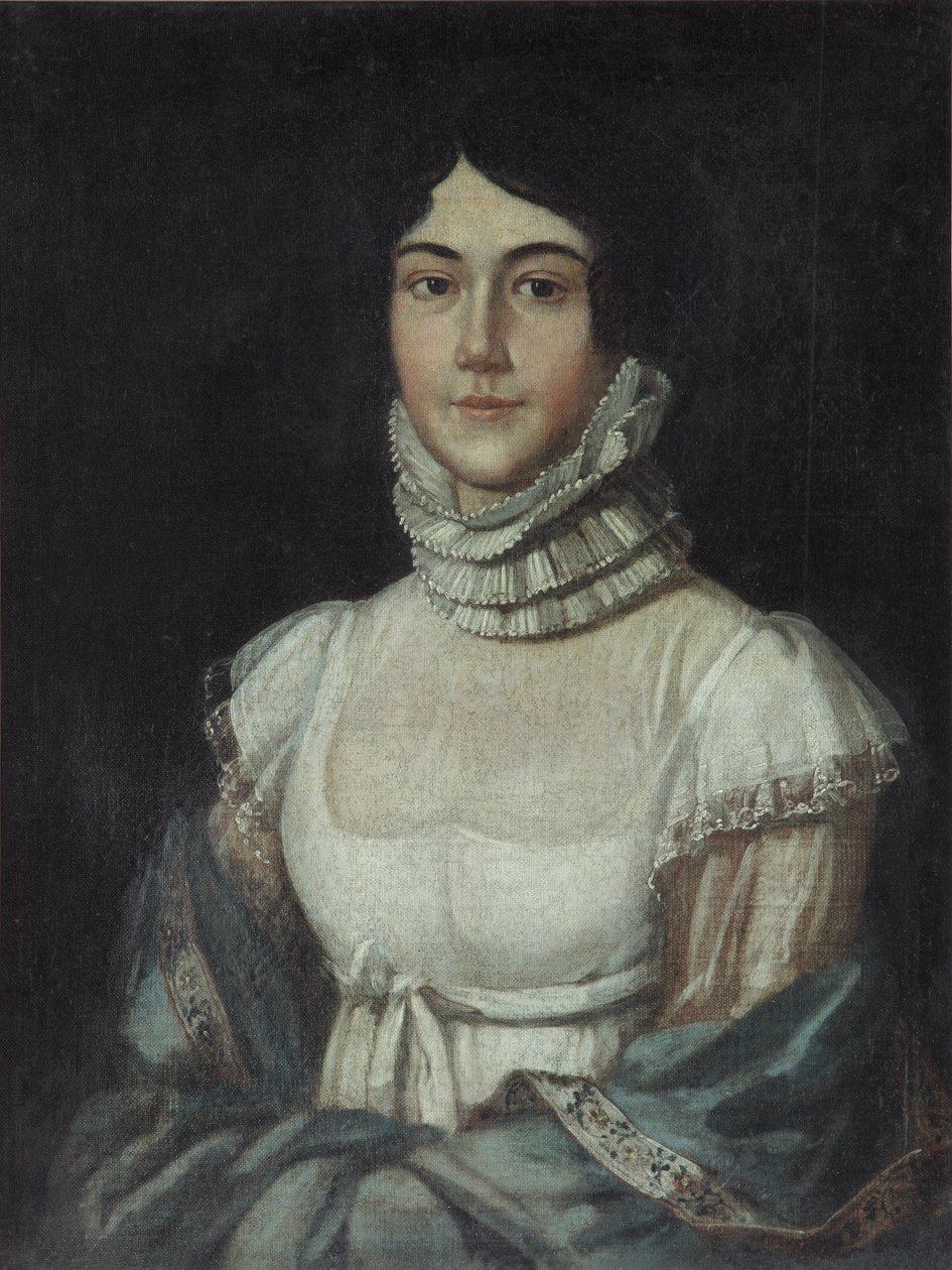 Portret Marii Michajłowej Lermontowej 1795-1817, lata 1810 autorstwa Unbekannt