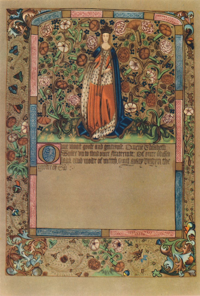 Portret królowej Elżbiety..., c1441-1689, 1948. autorstwa Unbekannt
