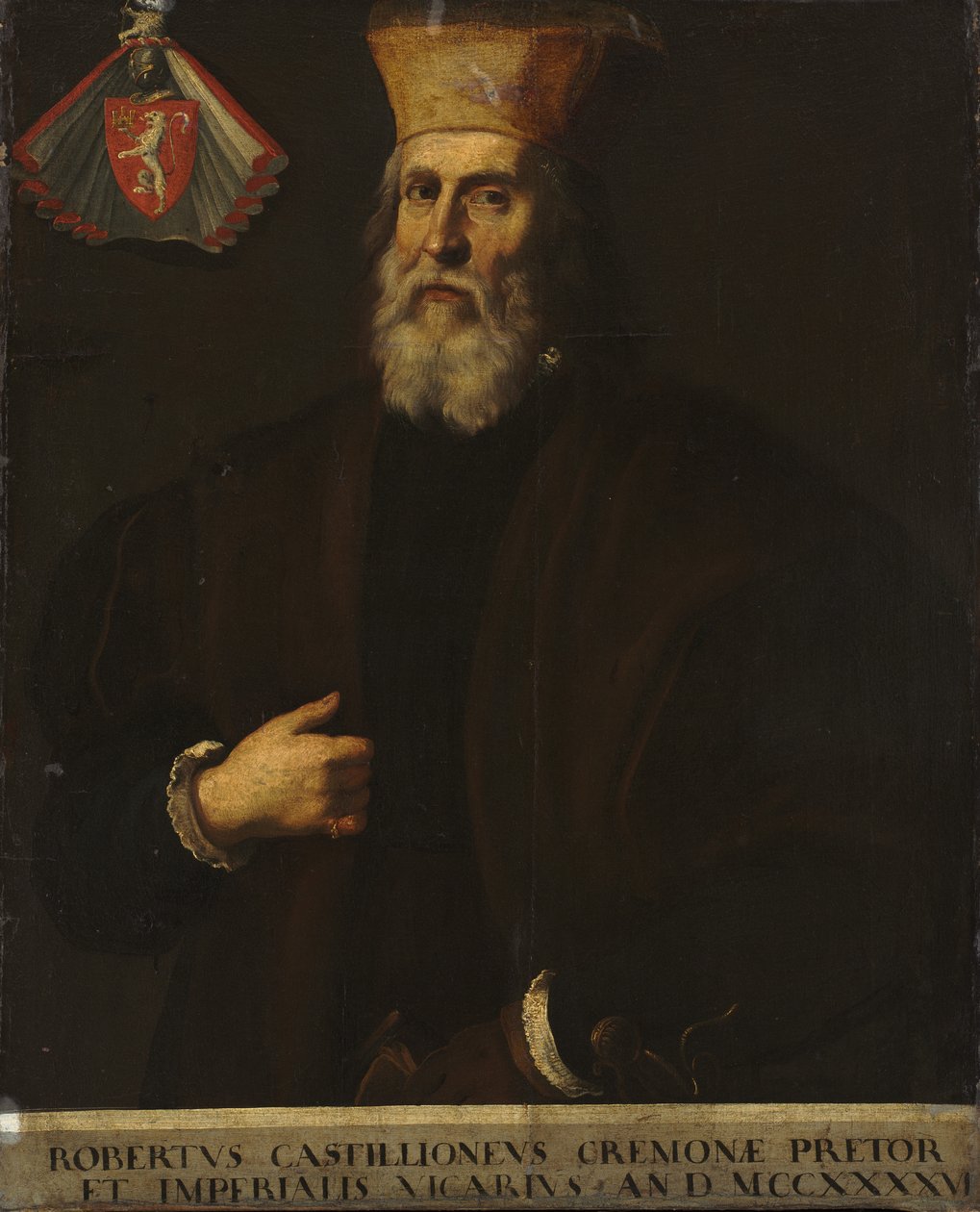 Portret Roberto Castiglione, początek XVII wieku. autorstwa Unbekannt