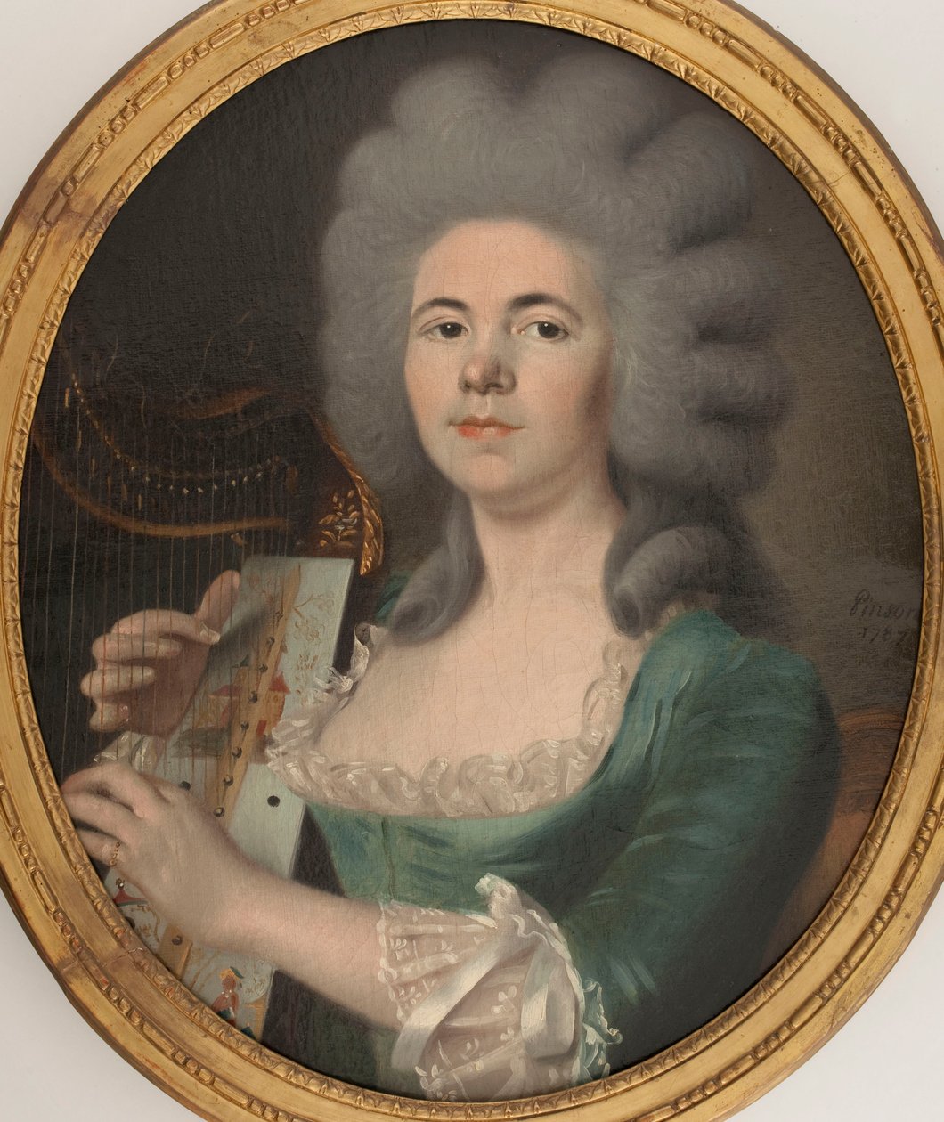 Portret Rozalii Dugazon 1755-1821, 1787. autorstwa Unbekannt