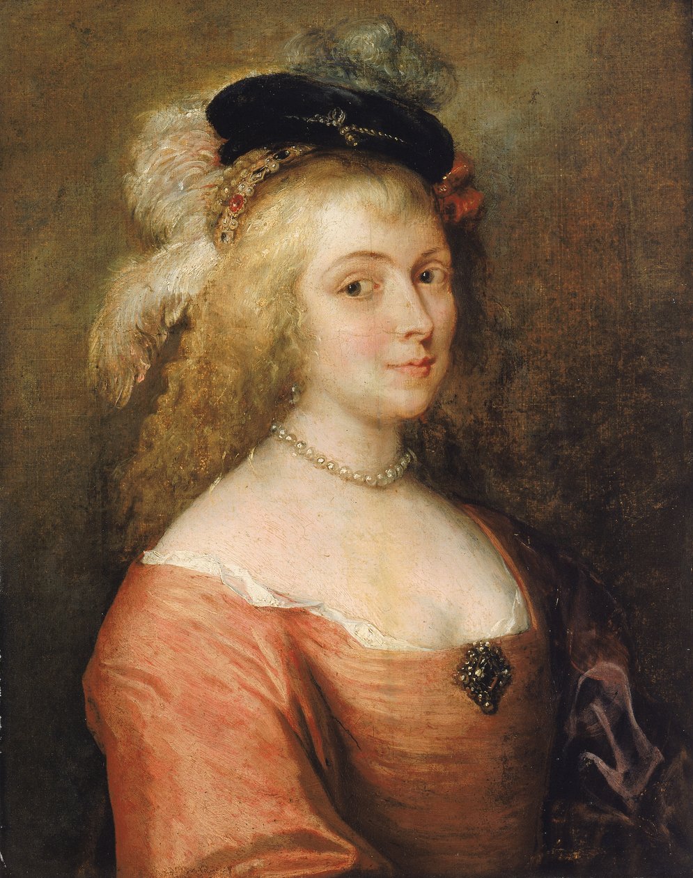 Portret żony Rubensa, XVII wiek. autorstwa Unbekannt