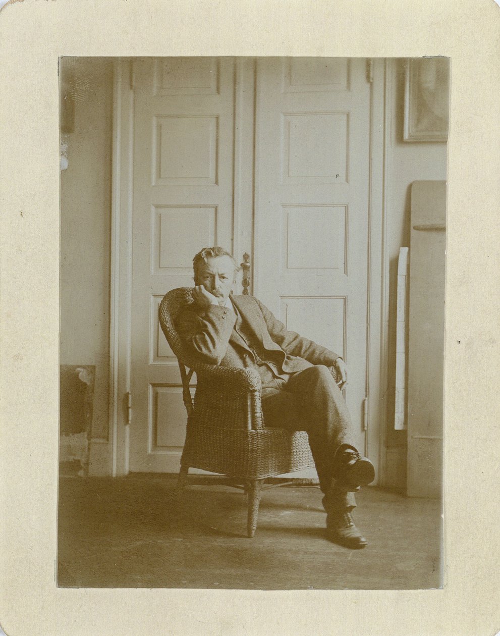 Portret Vilhelma Hammershøi 1864-1916. autorstwa Unbekannt