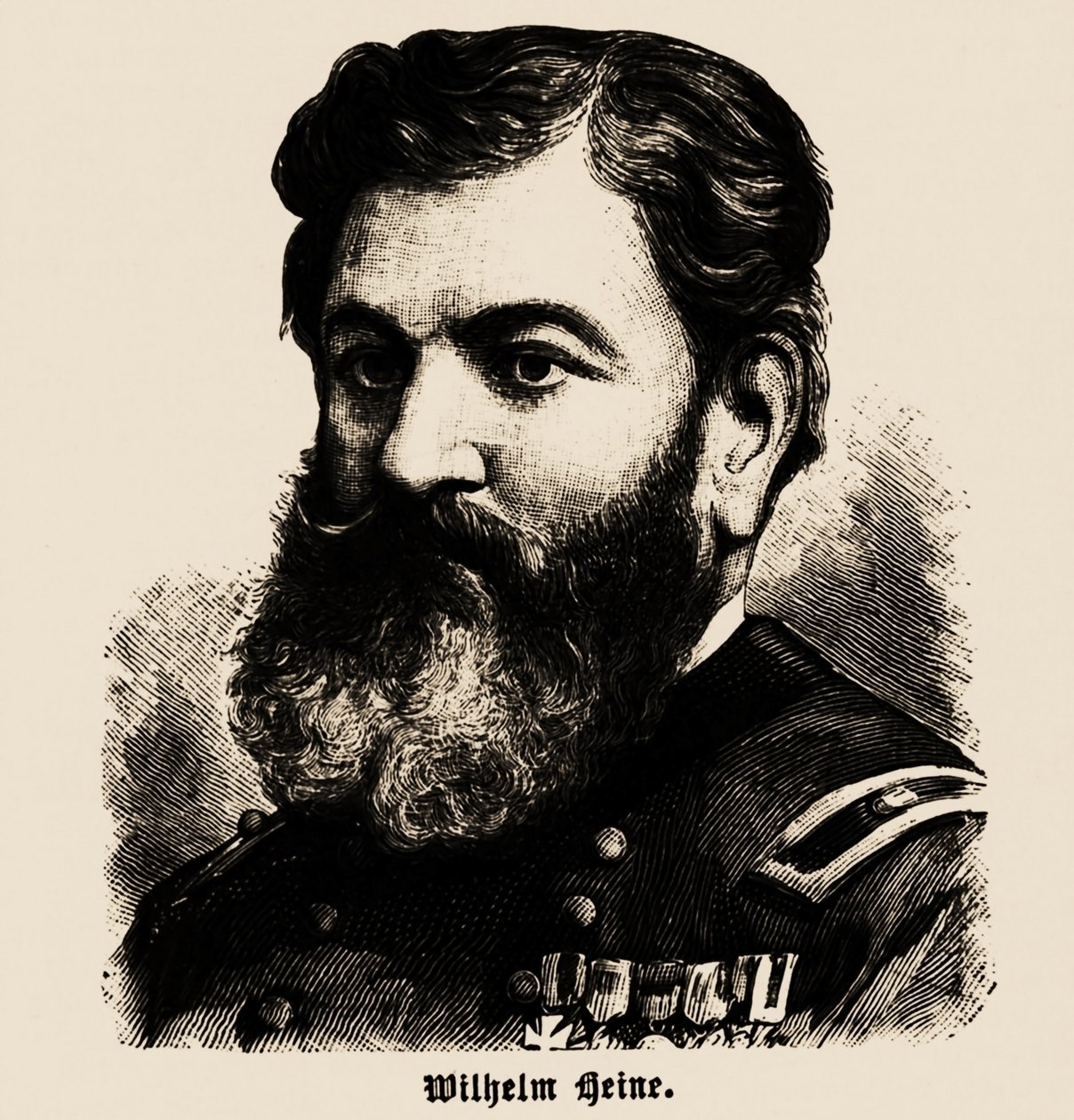 Portret Wilhelma Heinego 1827-1885, 1886. autorstwa Unbekannt