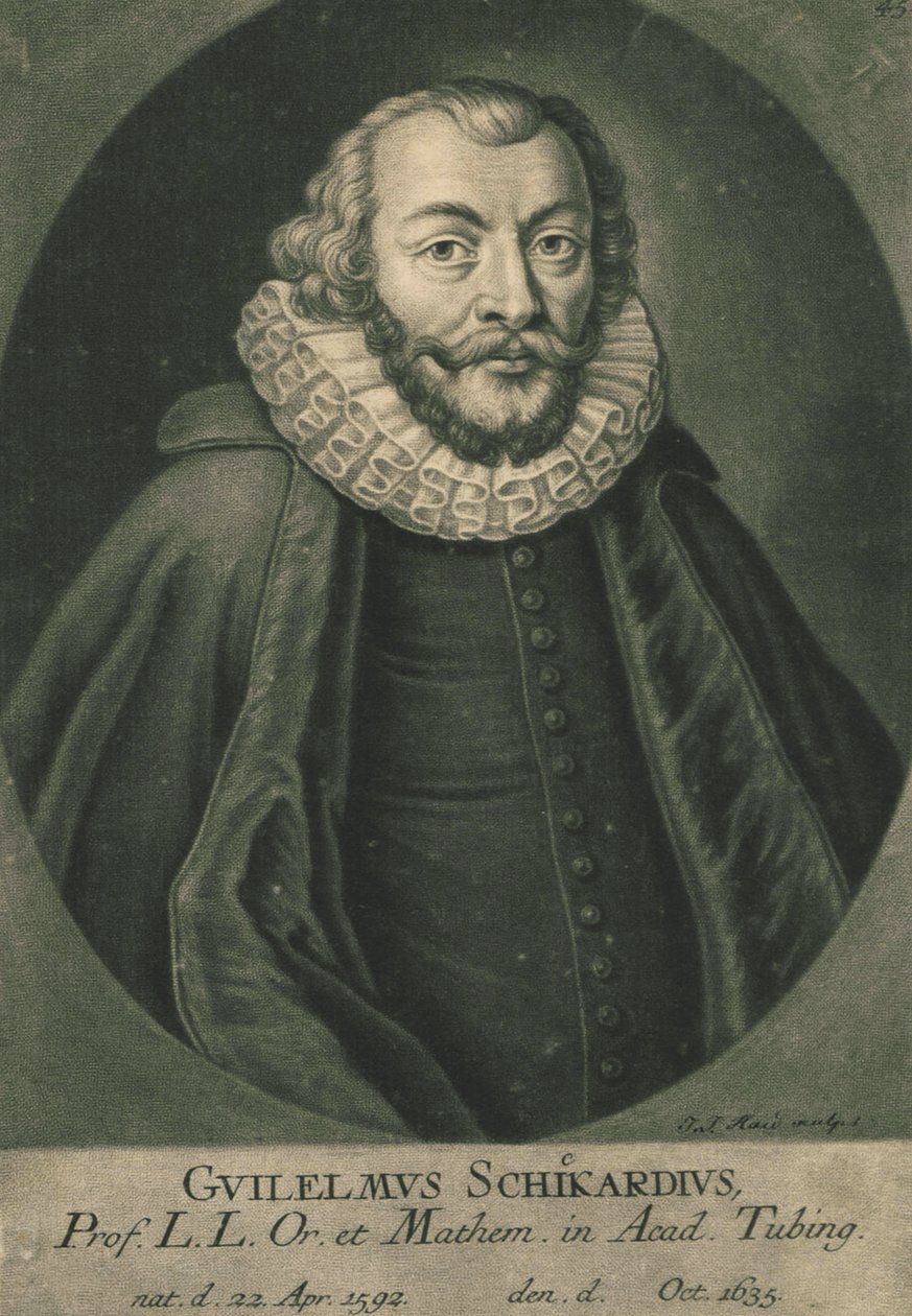 Portret Wilhelma Schickarda 1592-1635. autorstwa Unbekannt