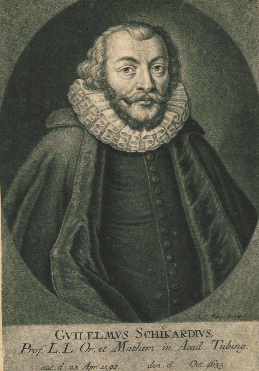 Portret Wilhelma Schickarda 1592-1635. autorstwa Unbekannt