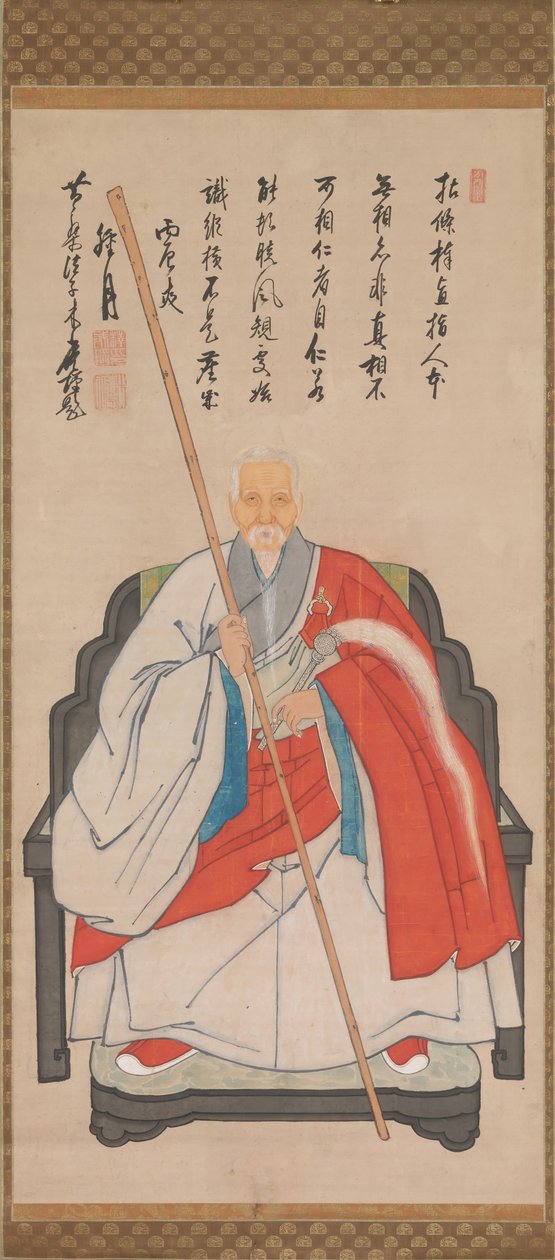 portret yin yuanlongqi z R Yuki, 1676. autorstwa Unbekannt