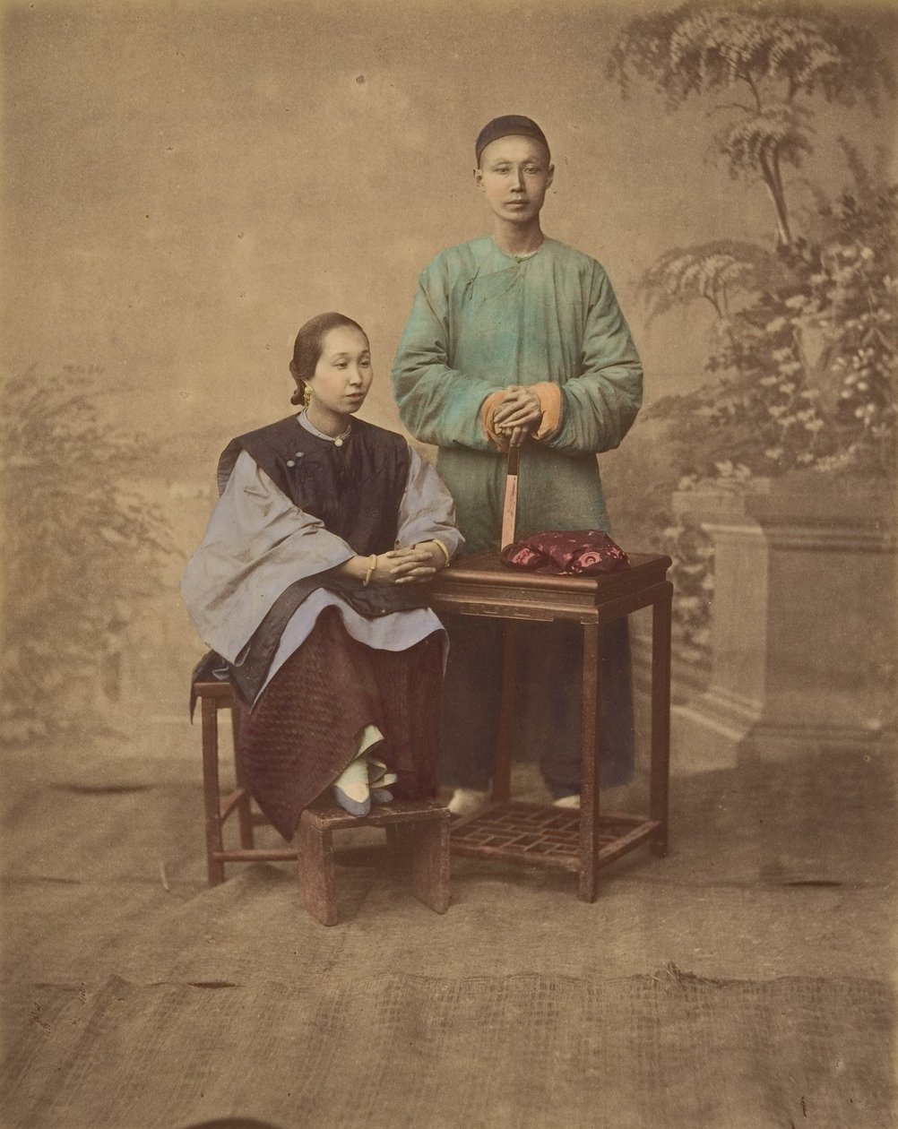[Portret pary chińskiej], 1870. autorstwa Unbekannt