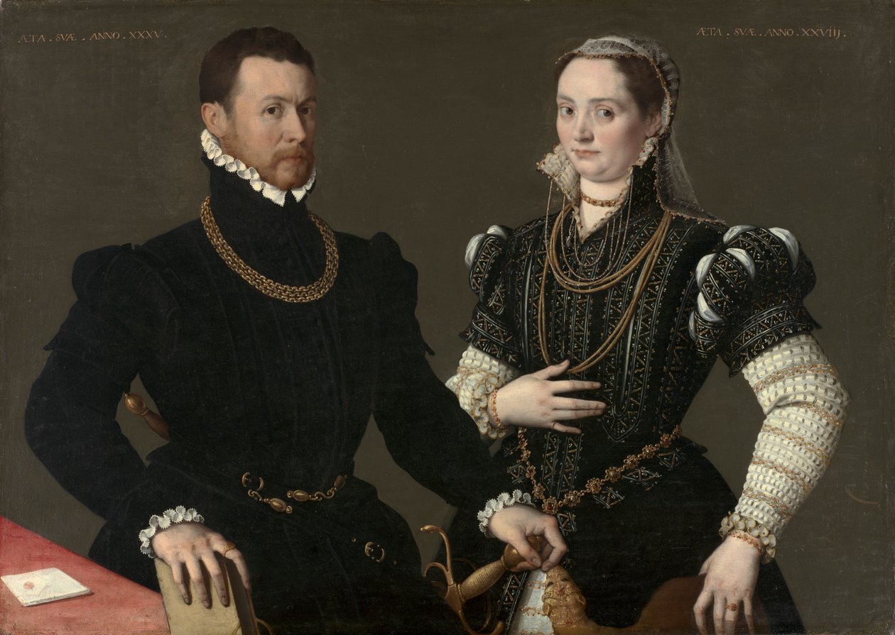 Portret pary, ok. 1930 r. 1580-1588. autorstwa Unbekannt