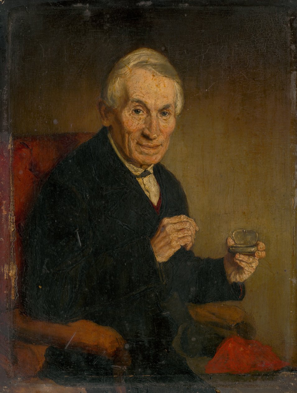 Portret dżentelmena z tytoniem Tin autorstwa Unbekannt