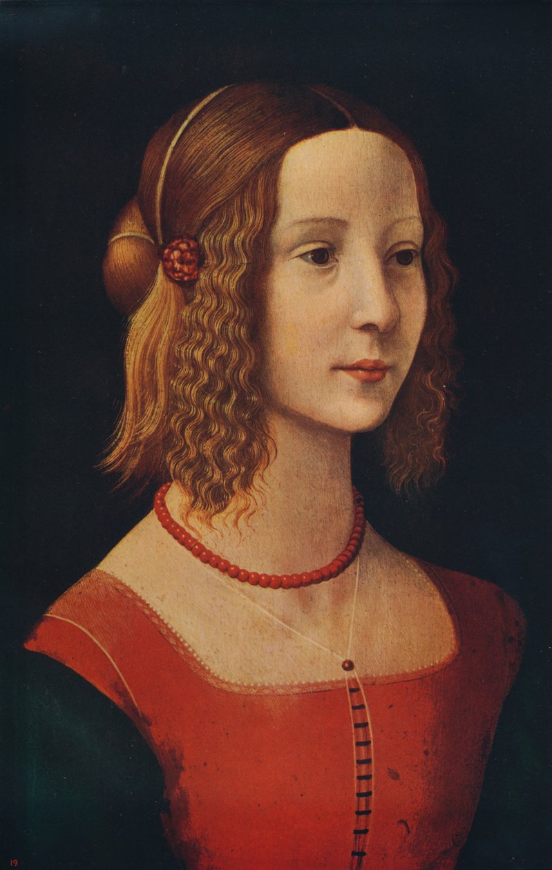 Portret dziewczynki, c1490, c1915 autorstwa Unbekannt