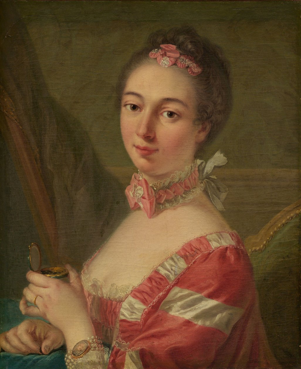 Portret damy, XVIII wiek. autorstwa Unbekannt