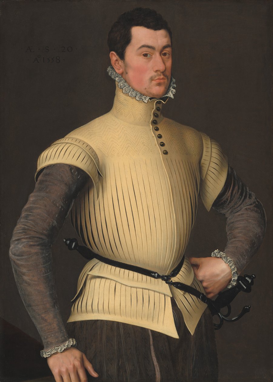 Portret młodzieńca, 1558. autorstwa Unbekannt