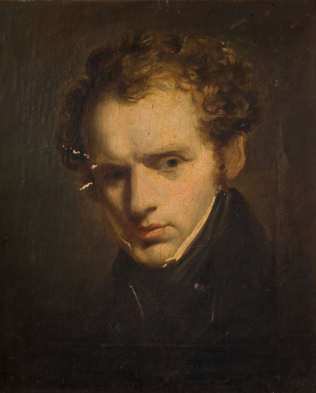 Portret młodego mężczyzny, 1840. autorstwa Unbekannt