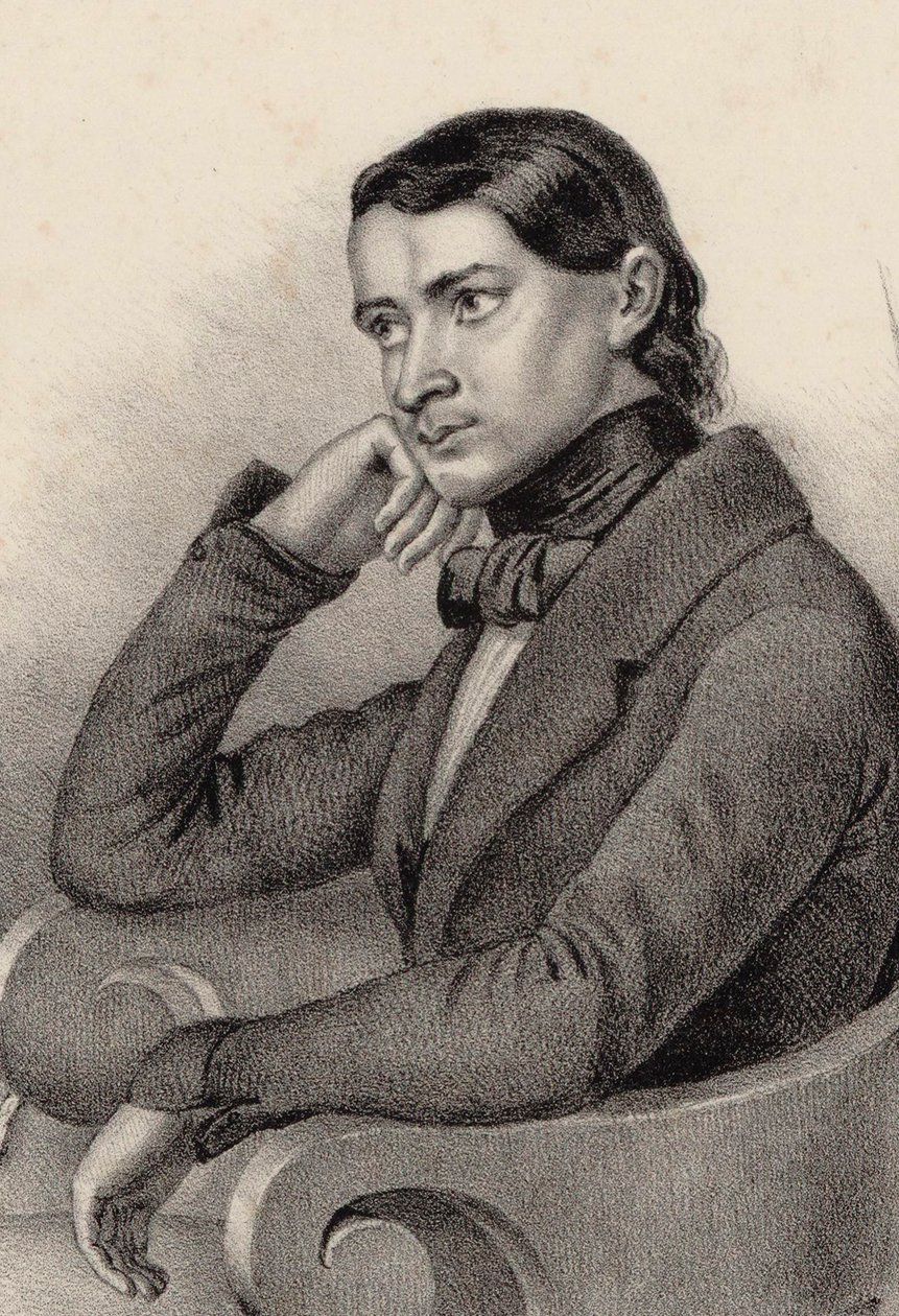 Portret kompozytora Alfreda Joly, 1850. autorstwa Unbekannt