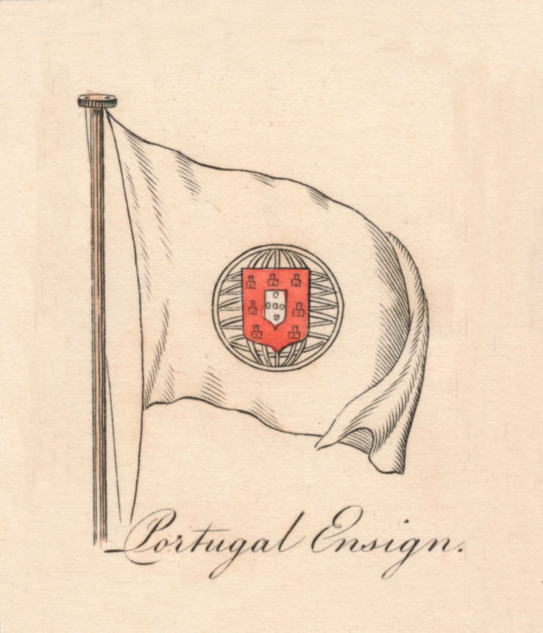 Chorąży Portugalii, 1838 autorstwa Unbekannt