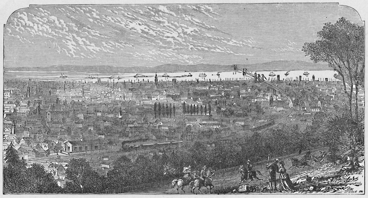 Poughkeepsie, 1883 r. autorstwa Unbekannt