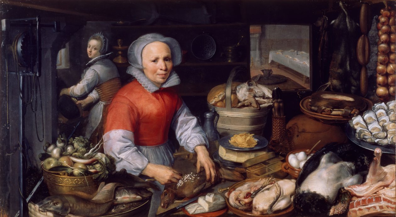 Przygotowania do święta, 1575-1625. autorstwa Unbekannt