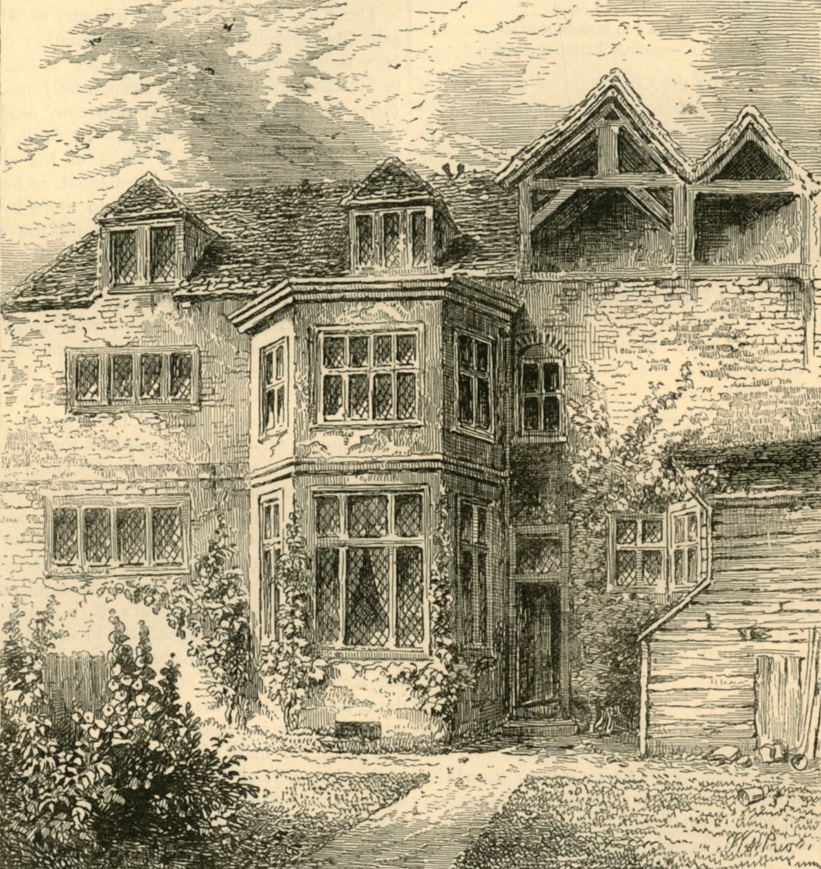 Dom Księcia Ruperta w Barbakanie, ok. 1872 r. autorstwa Unbekannt
