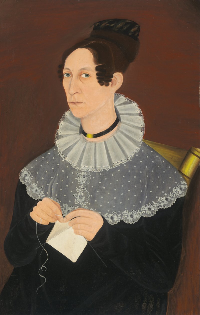 Prawdopodobnie Sarah Cook Arnold Knitting, ok. 1930 r. 1830. autorstwa Unbekannt