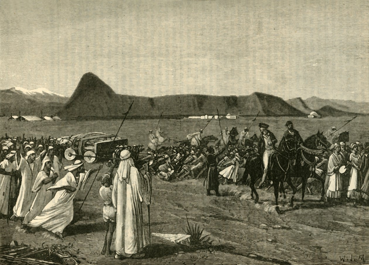 Procesja byka, 1890. autorstwa Unbekannt