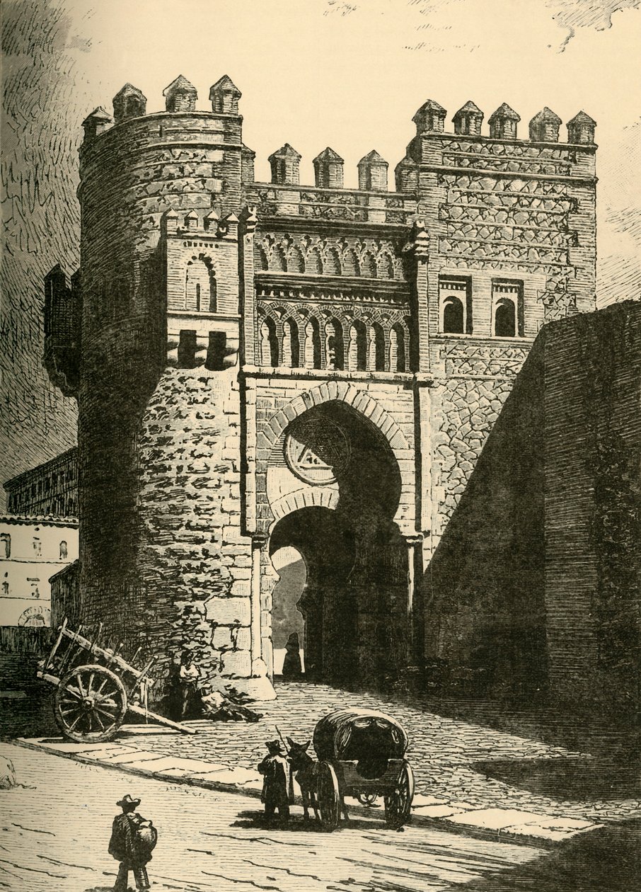 Puerta del Sol, Toledo, 1890. autorstwa Unbekannt