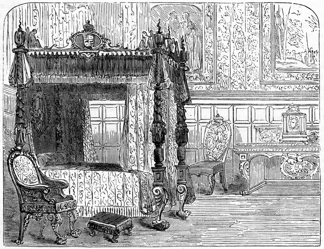 Sypialnia królowej Anny 1665-1714, XVIII w. XIX w. autorstwa Unbekannt