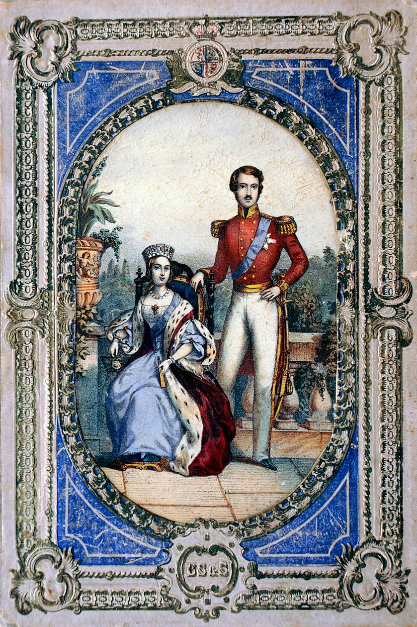 Królowa Wiktoria i książę Albert, ok. 1840 r. autorstwa Unbekannt