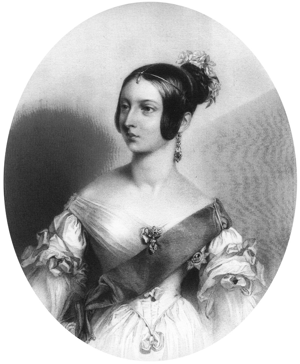 Królowa Wiktoria w młodości, ok. 1830 r. autorstwa Unbekannt
