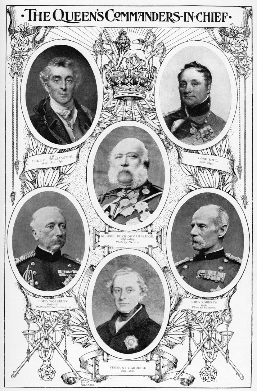 Naczelni dowódcy królowej Wiktorii, 1901 autorstwa Unbekannt