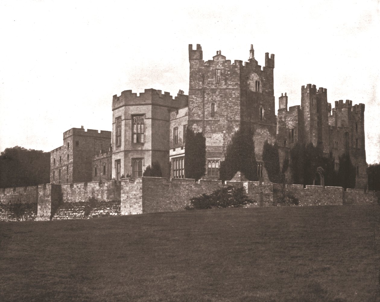 Zamek Raby, hrabstwo Durham, 1894. autorstwa Unbekannt