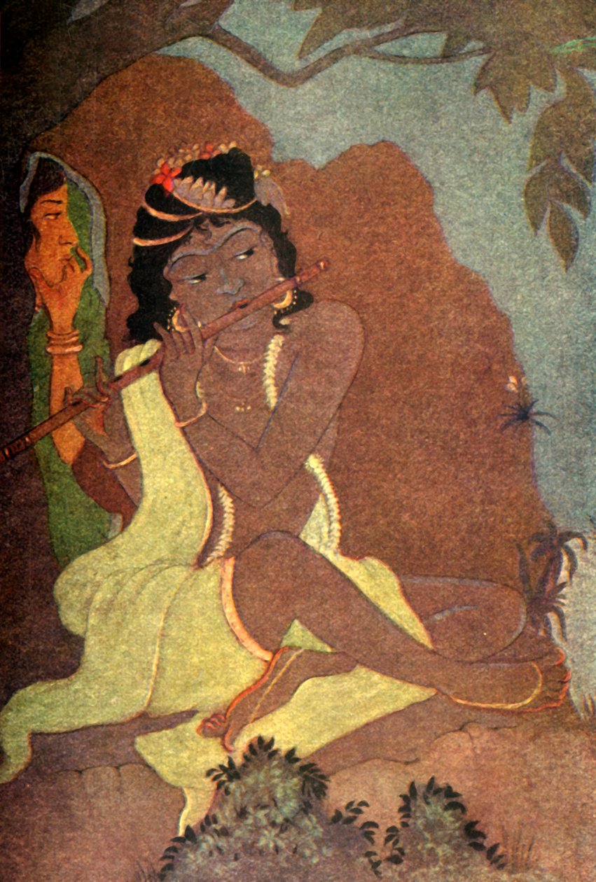 „Radha i Kryszna”, 1920. autorstwa Unbekannt