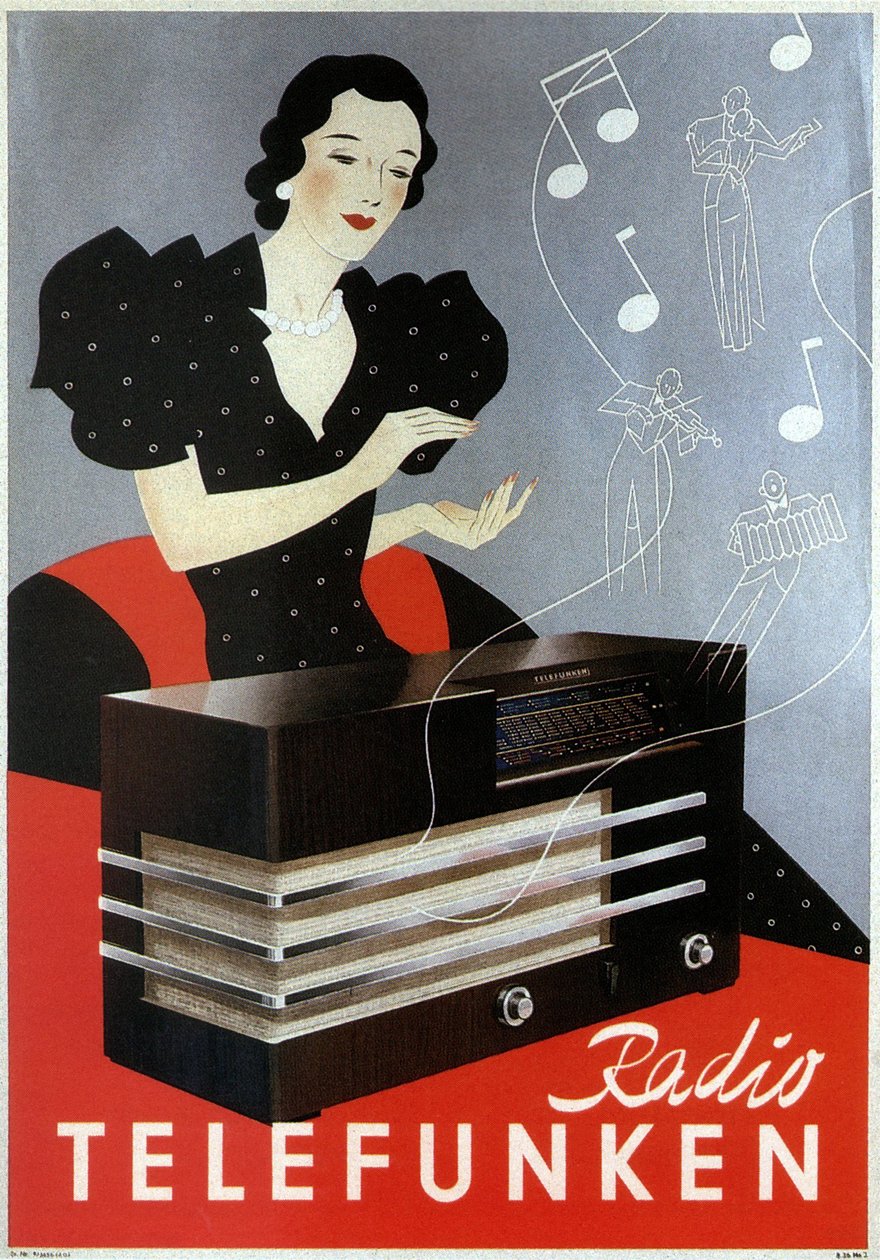 Radio Telefunken, 1935 autorstwa Unbekannt