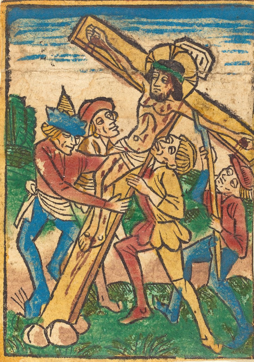 Podniesienie Krzyża, c. 1490. autorstwa Unbekannt
