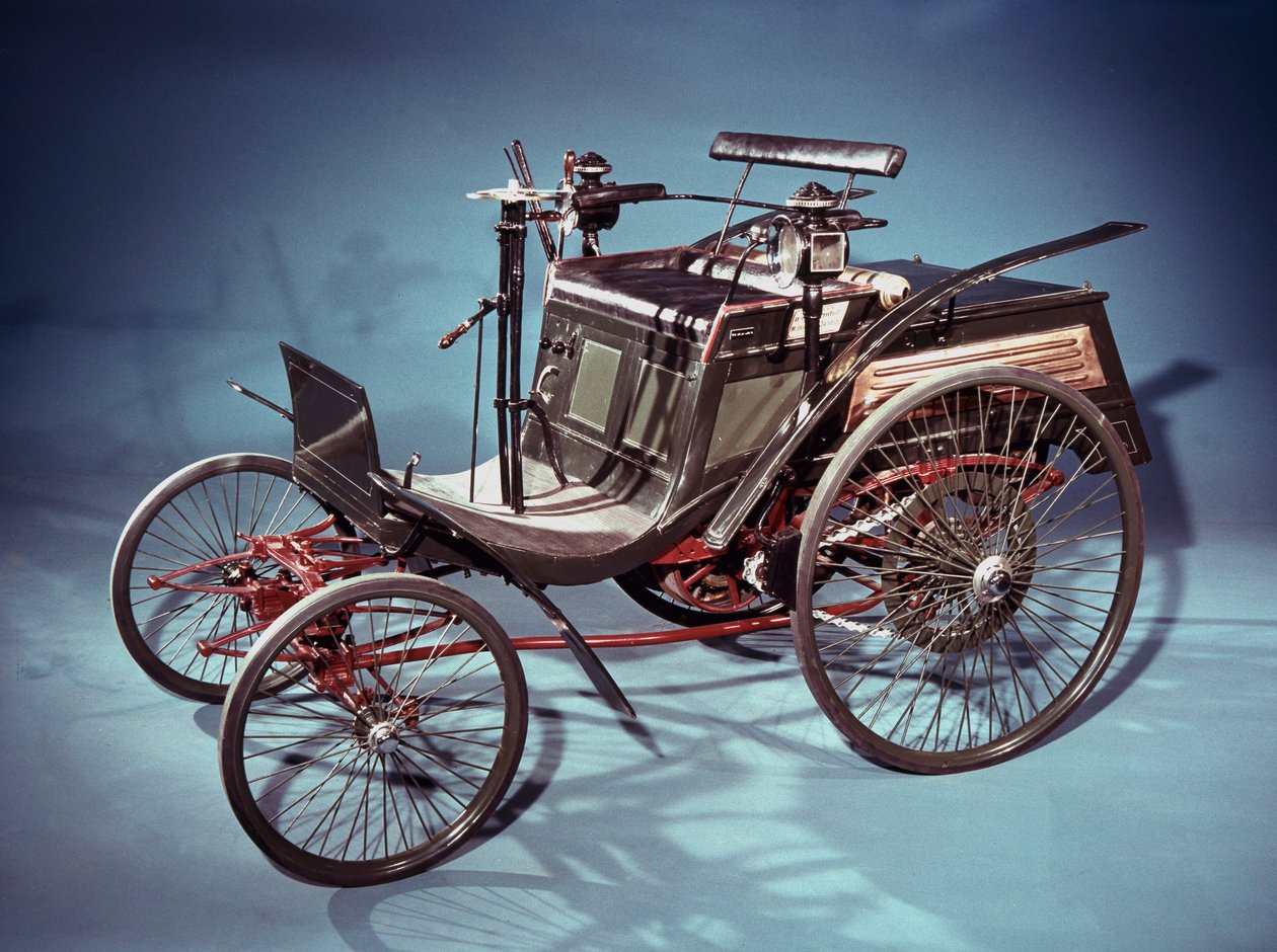 Samochód Benz Velo z tylnym silnikiem, niemiecki, 1894 autorstwa Unbekannt