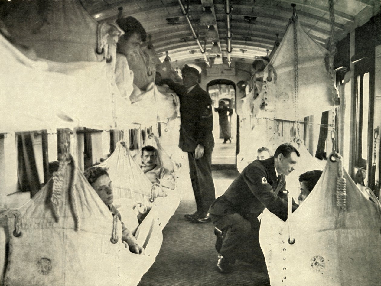 Pociąg Czerwonego Krzyża, 1919. autorstwa Unbekannt