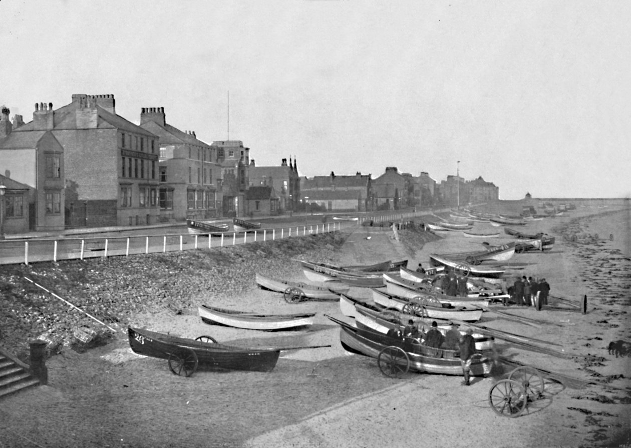 Redcar - Patrząc wzdłuż esplanady, 1895 autorstwa Unbekannt
