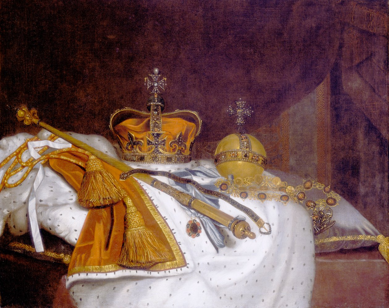 „Regalia Karola II”, 1670s autorstwa Unbekannt