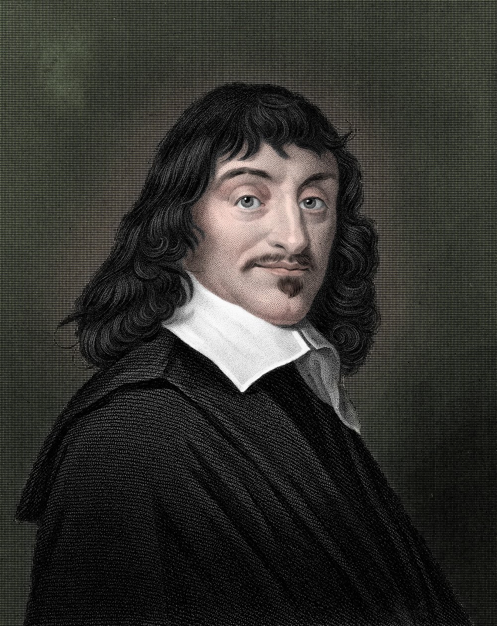 Rene Descartes, francuski filozof i matematyk, 1835 autorstwa Unbekannt
