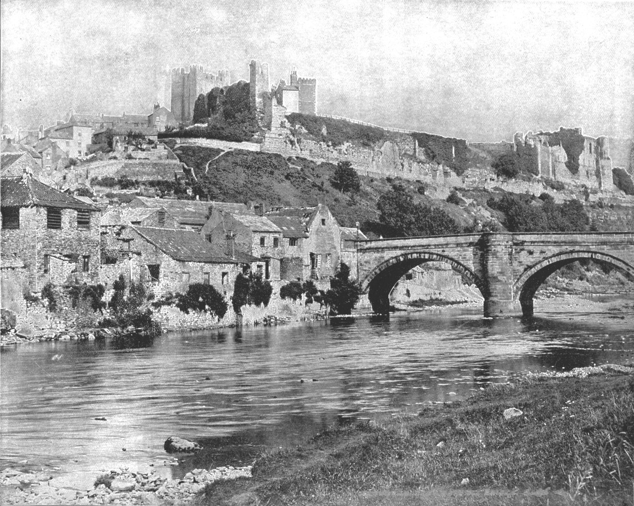Zamek Richmond, North Yorkshire, 1894. autorstwa Unbekannt