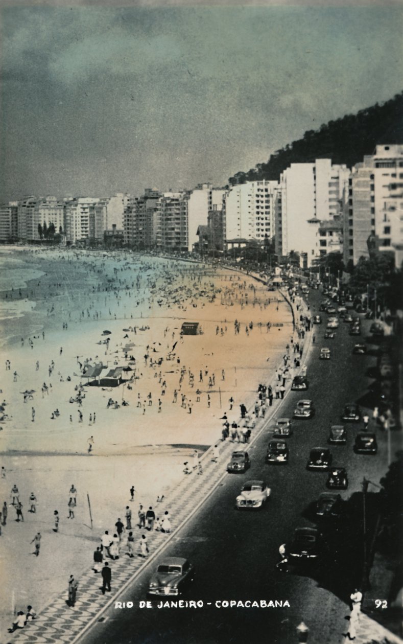Rio de Janeiro - Copacabana, ok. 1950. autorstwa Unbekannt