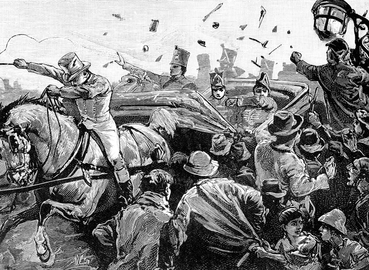 Zamieszki w Montrealu, Kanada, 1849, 1900 autorstwa Unbekannt