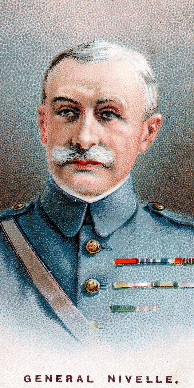 Robert Nivelle, francuski generał, 1917 autorstwa Unbekannt