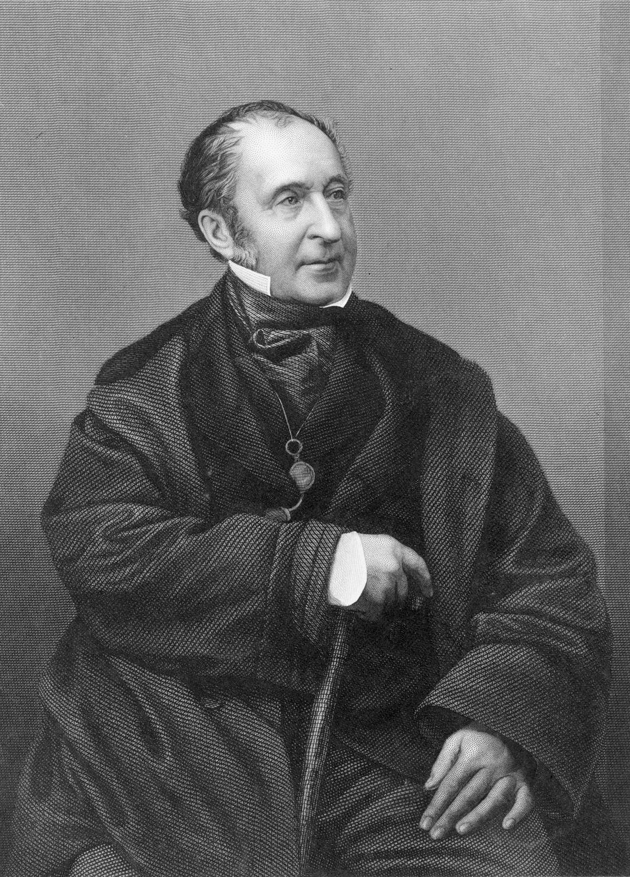 Roderick Impey Murchison, brytyjski geolog urodzony w Szkocji, ok. 1860 r. autorstwa Unbekannt