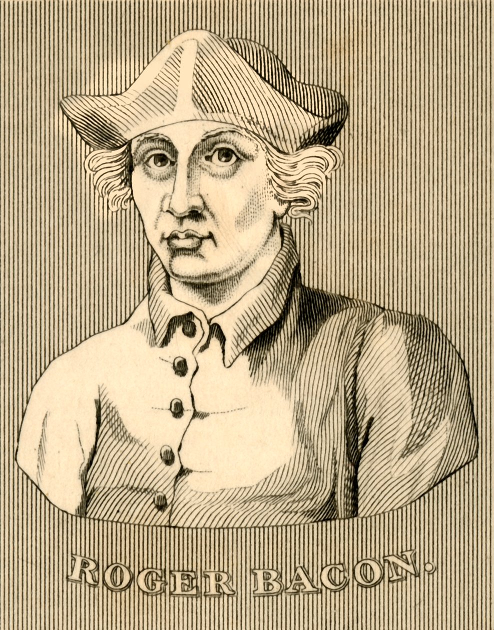 Roger Bacon, 1219-1292, 1830. autorstwa Unbekannt